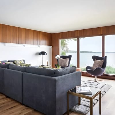 Sixties Shore House · Sandy Beachfront House on Grand Traverse B